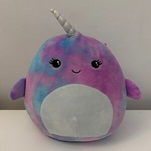Hallie the Narwhal Squishmallow Tie-Dye